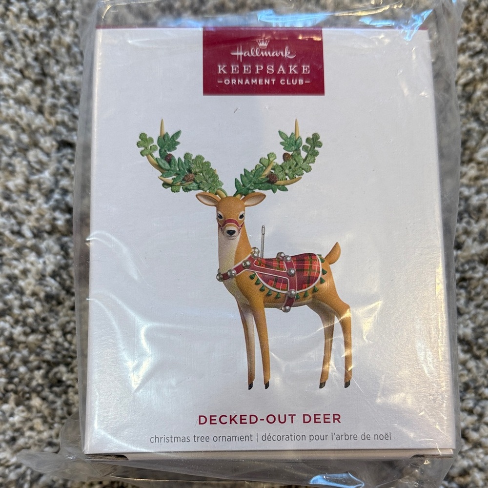 Hallmark Keepsake Club Exclusive 2025 Decked-Out Deer Ornament